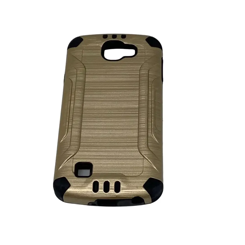 LG Spree Optimus Zone‎ 3 VS425 K4 Shockproof Slim Combat Brushed Phone Case Gold